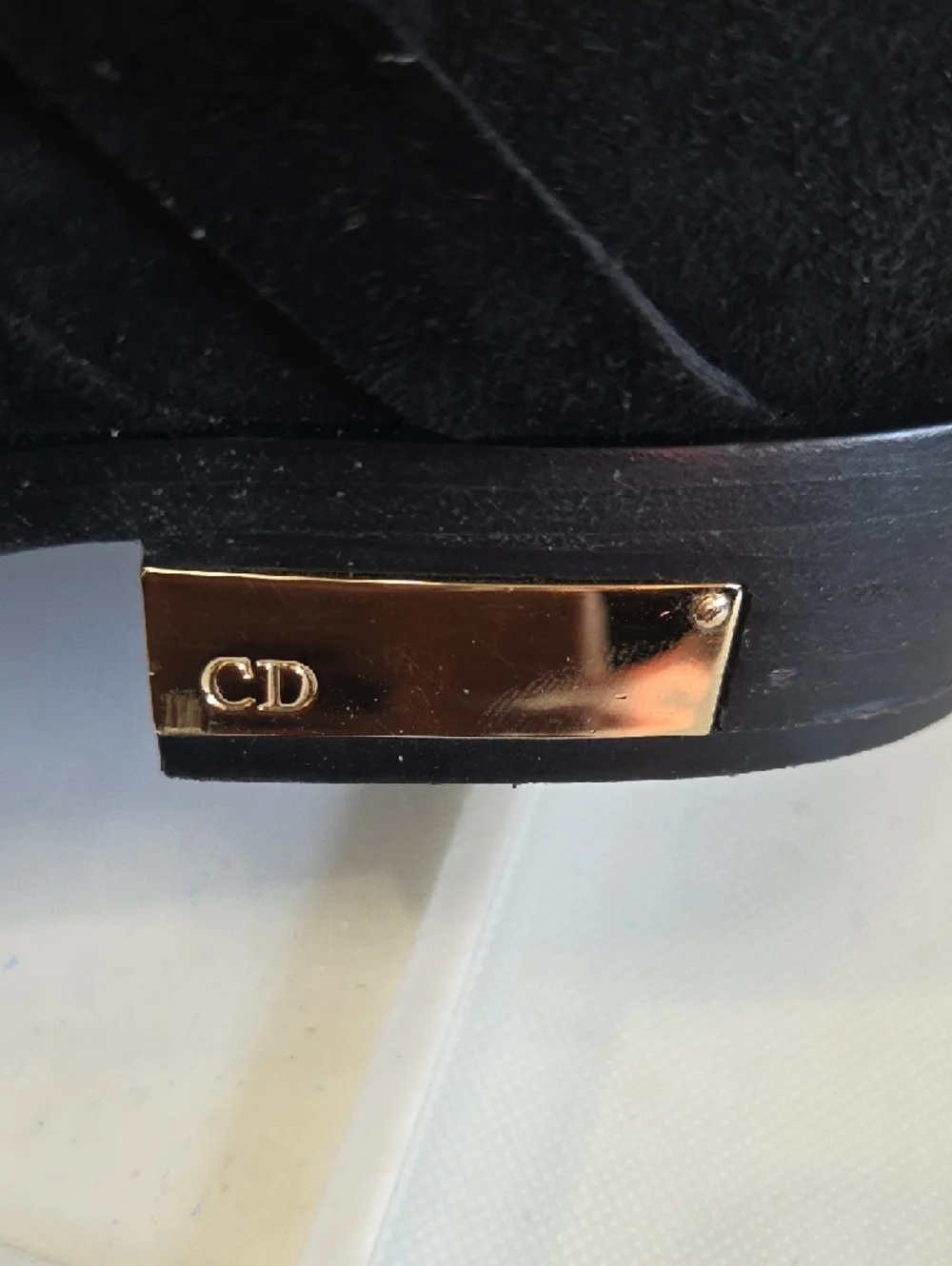Black Chrisrian Dior Suede Boots Size 39